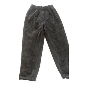 Lauren Ralph Lauren Wool Plaid Trousers Size 10 | Made in USA | Vintage Classic